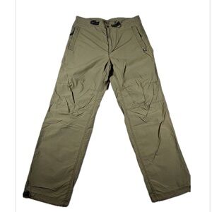 Nautica Green Men Nylon Pants cargo travel snow trekking